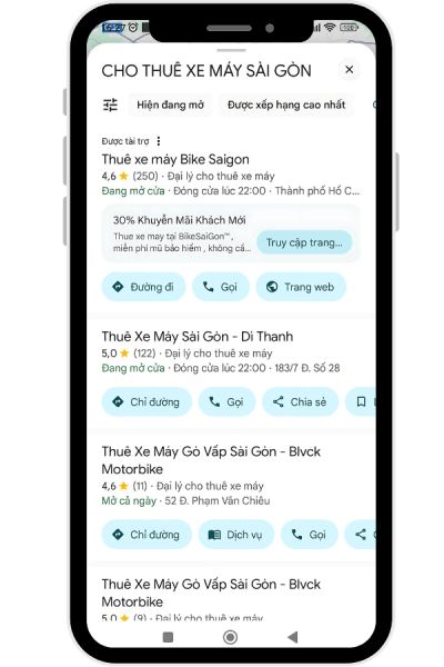 Dịch vụ xác minh Google Map