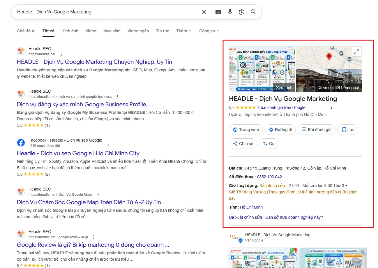 Dịch vụ tạo Map trích dẫn tại HEADLE