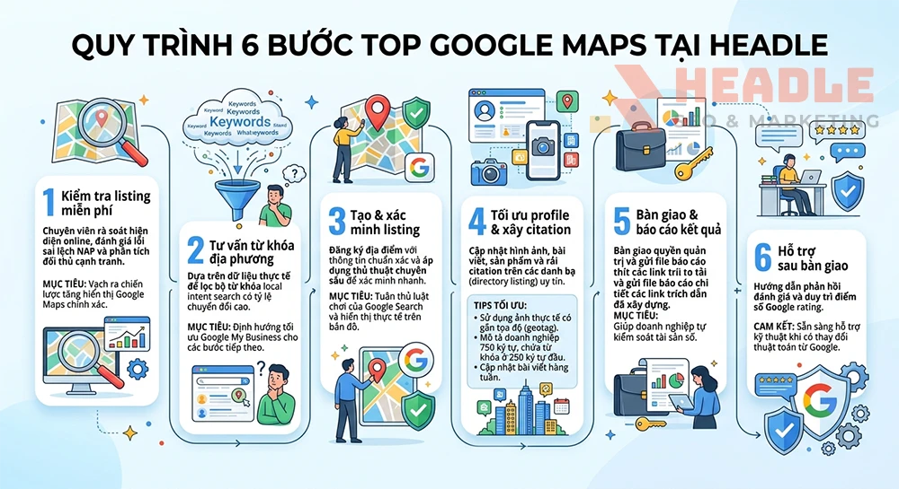 Quy trình làm việc tại HEADLE