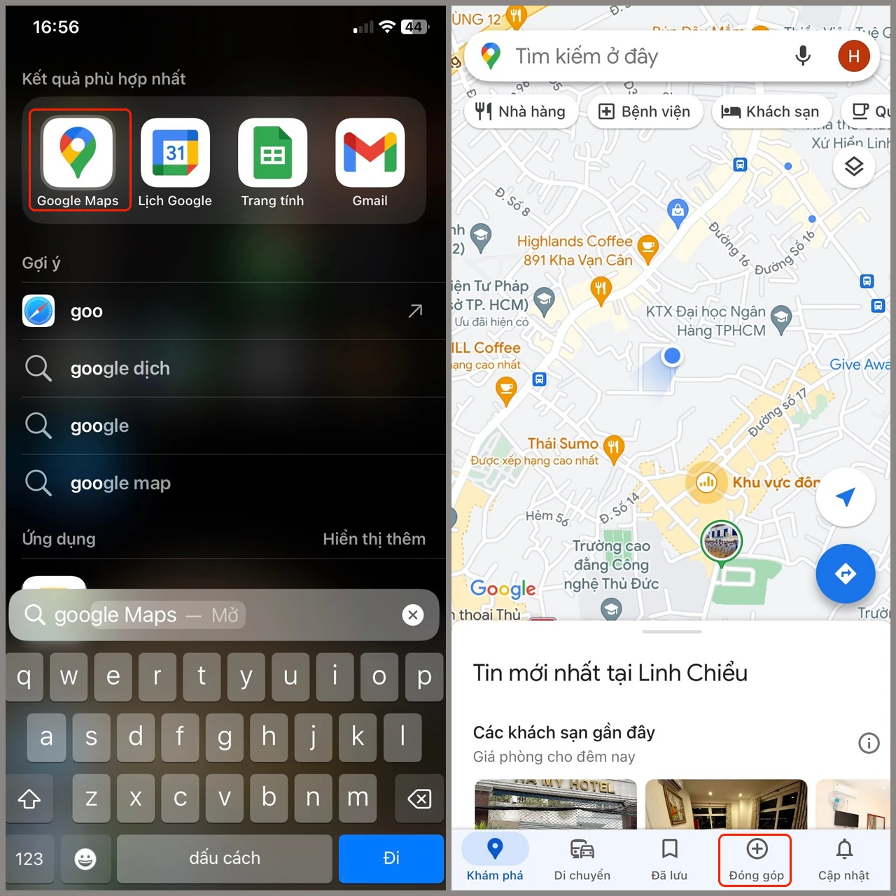 Cách thêm địa điểm trên Google Map