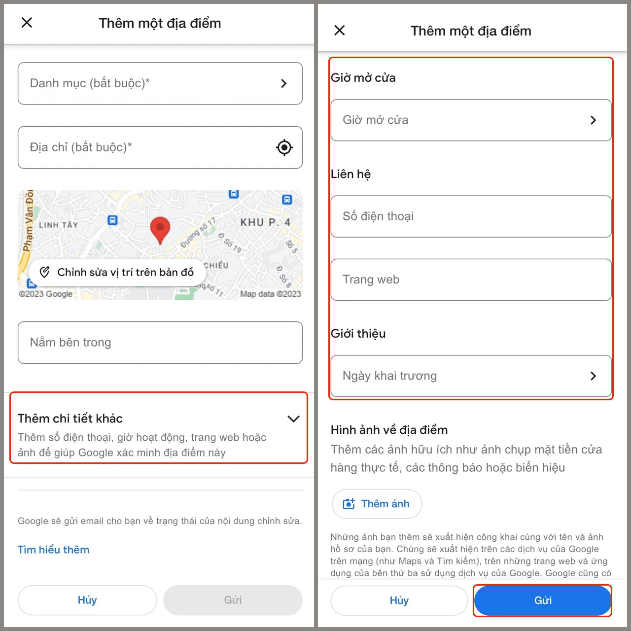 Cách thêm địa điểm trên Google Map