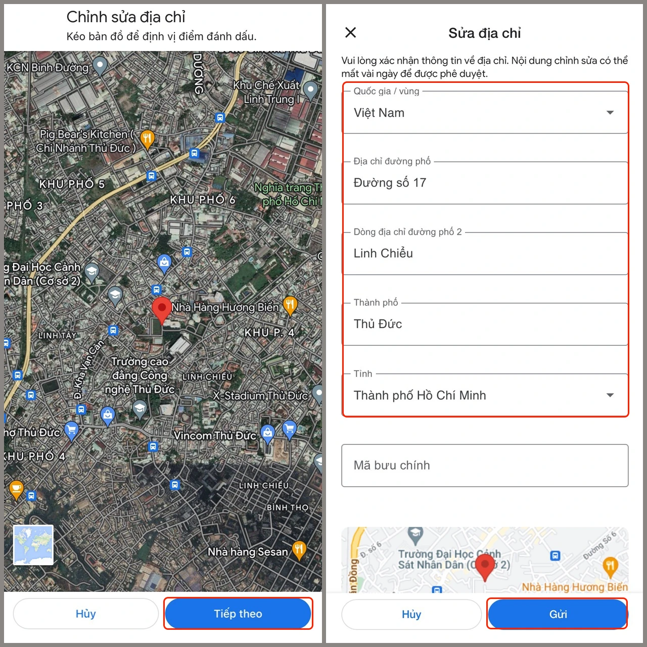 Cách chỉnh sửa địa điểm Google Map sau khi đã tạo