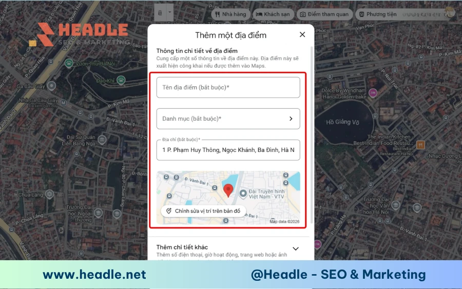 Cách chọn danh mục Google Map chuẩn SEO Local hiệu quả