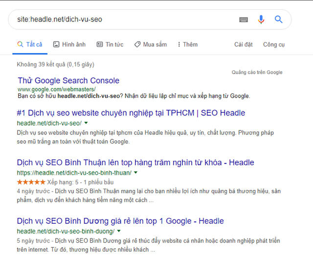 cách kiểm tra google index bài viết chưa