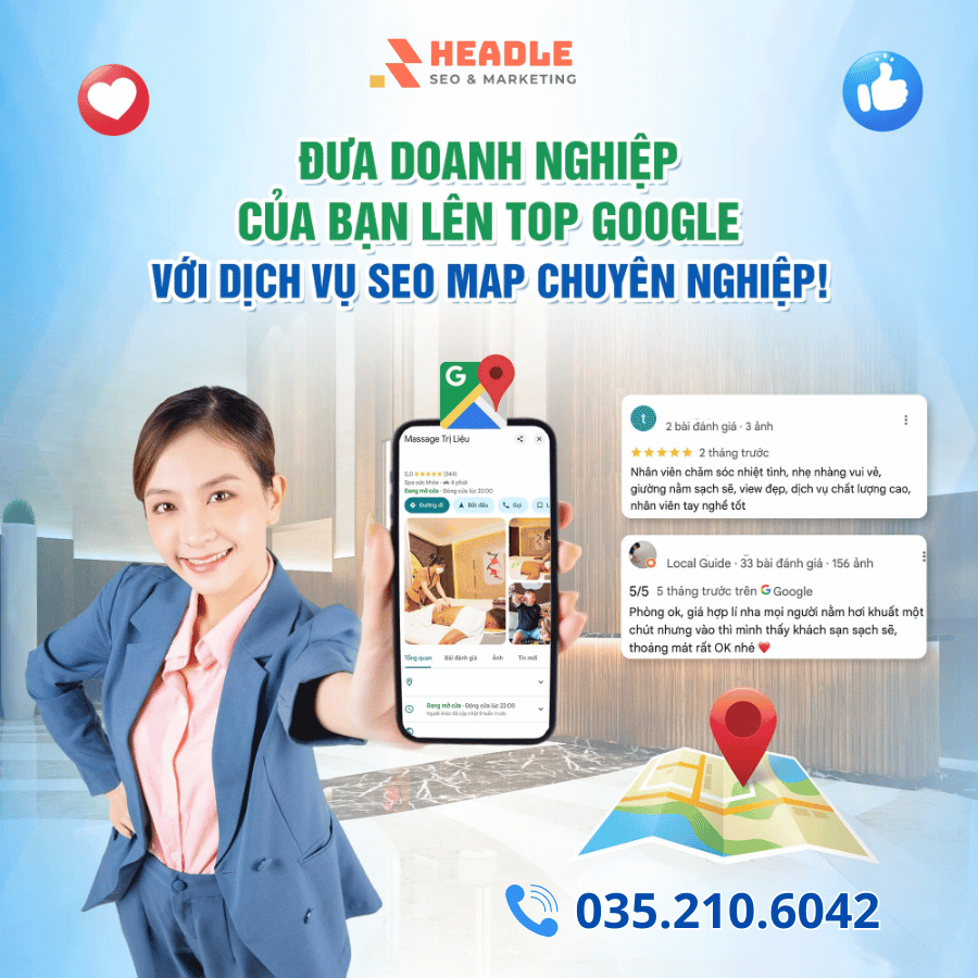 Dịch vụ Google Map uy tín tại Headle