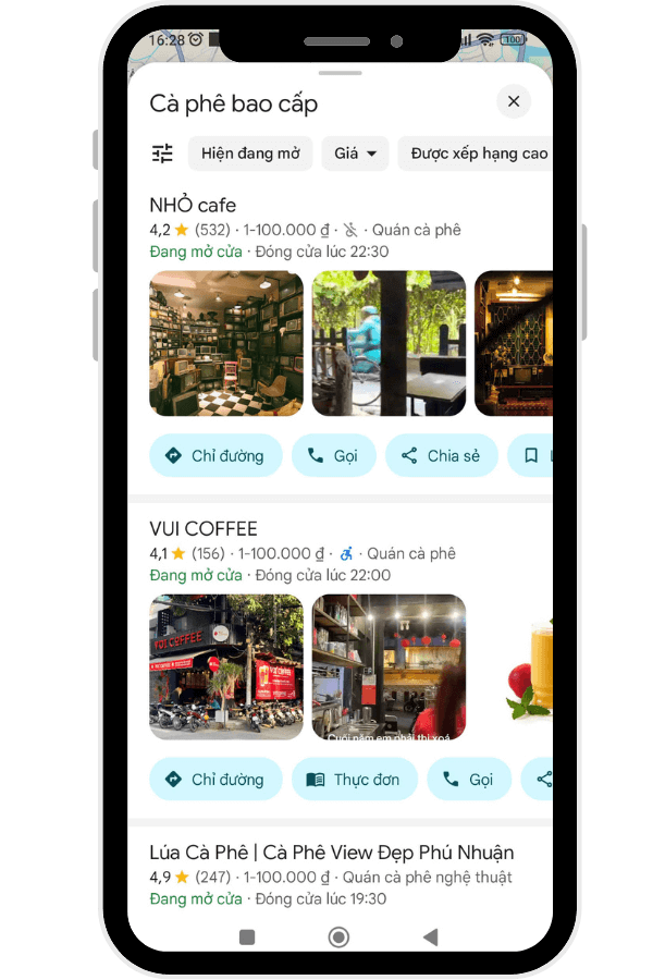 Case Study Trước và Sau khi tối ưu Google Maps
