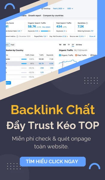 Dịch vụ backlink uy tín, chất lượng