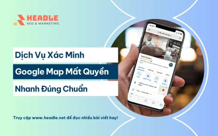 Dịch vụ xác minh lại Map khi Google Map bị mất xác minh